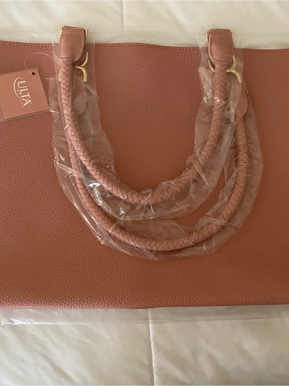 Ulta Beauty Tote with Braided Handles